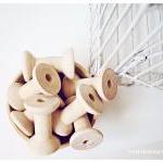 Large Wooden Spools
