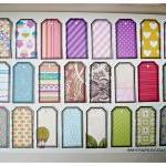10pcs die cut tag 