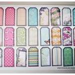 10pcs die cut tag 