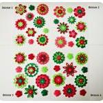 Christmas Flower felt embel..
