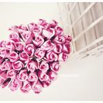10 Mulberry mini paper Rose Buds flower / pack 