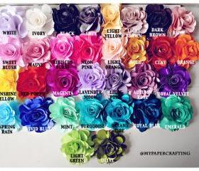 2 Satin Rose Flower 
