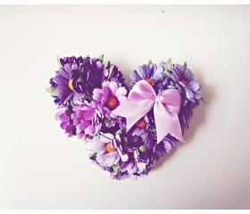 Daisy Mixed Purple Mulberry paper flower / pack 