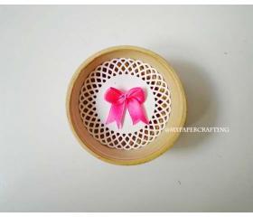 Medium Ribbons Neon Pink