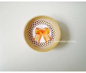 Medium Ribbons Translucent Orange