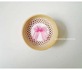 Medium Ribbons Translucent Pink