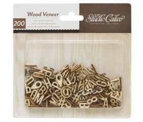 Alphabet Wood Veneer by Studio Calico 