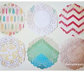 Parisian Lace Doily The Pier 3 for Scrap booking or card making / pack 