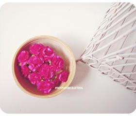 10 Carnation paper flower/ pack