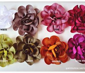 2 Satin n Tulle Big flowers 