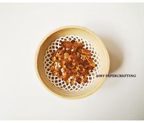 Sequins, Metallic Copper Brown 
