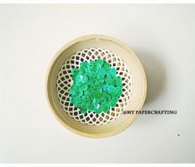 Sequins, Metallic Emerald