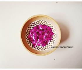 Sequins, Metallic Fuchsia