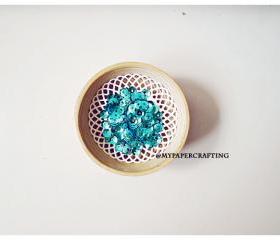 Sequins, Metallic Turquiose
