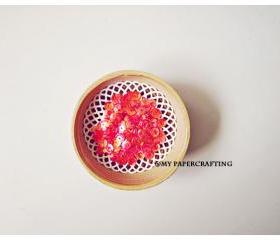 Sequins, Iridescent Coral