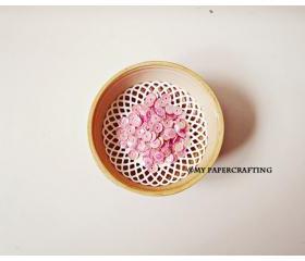 Sequins, Iridescent Pink