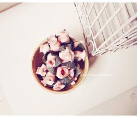 Artificial Flowers - Rose Bud Flowers - Wedding Decorations, Party Favors, Gift Toppers
