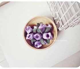 Artificial Flowers - Rose Bud Flowers - Wedding Decorations, Party Favors, Gift Toppers