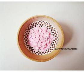 Sequins, Opaque Pink