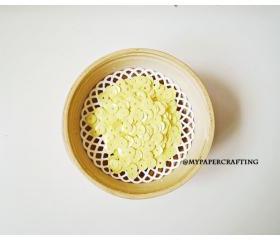 Sequins, Opaque Yellow