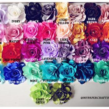 2 Satin Rose Flower  