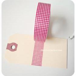 Washi Tape Red Grid