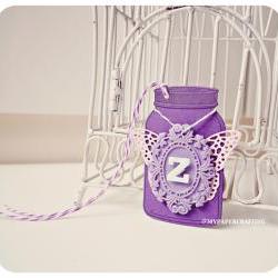 Baby Initial Jar Tags  